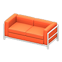 Animal Crossing Items Cool sofa Orange Fabric color White