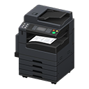 Animal Crossing Items Copy machine Text document Printed paper Black