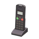 Animal Crossing Items Cordless Phone Black