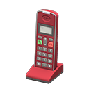 Animal Crossing Items Cordless Phone Red