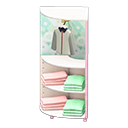 Animal Crossing Items Corner clothing rack Cool clothes Displayed clothing Pastel