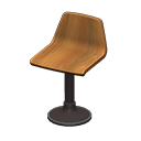 Animal Crossing Items Counter chair Dark wood