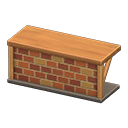 Animal Crossing Items Counter table Brick & natural wood