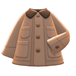 Animal Crossing Items Coverall Coat Beige