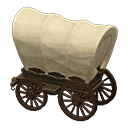 Animal Crossing Items Covered wagon Brown