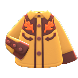 Animal Crossing Items Cowboy Shirt Brown