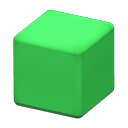 Animal Crossing Items Cube light Green Color