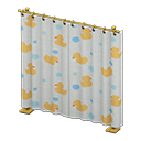 Animal Crossing Items Curtain partition Ducks Curtains Gold