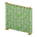 Animal Crossing Items Curtain partition Green Curtains Gold