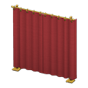 Animal Crossing Items Curtain partition Red Curtains Gold