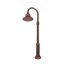 Animal Crossing Items Curved streetlight Brown