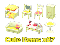 Animal Crossing Items Switch Cute Items x67