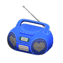 Animal Crossing Items Cute Music Player Blue