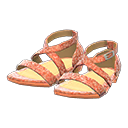 Animal Crossing Items Dance shoes Orange