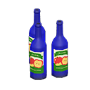 Animal Crossing Items Decorative bottles Apple labels Label Blue