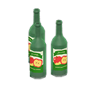 Animal Crossing Items Decorative bottles Apple labels Label Green