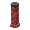 Animal Crossing Items Decorative pillar Red brick