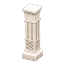 Animal Crossing Items Decorative pillar Whitestone marble