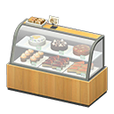 Animal Crossing Items Dessert case Natural wood