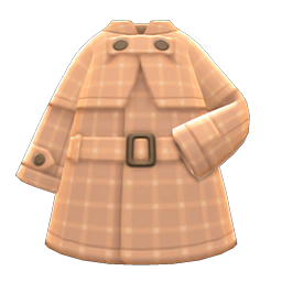 Animal Crossing Items Detective's Coat Beige