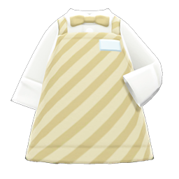 Animal Crossing Items Diner Apron Cream