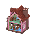 Animal Crossing Items dollhouse brown