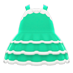 Animal Crossing Items Dollhouse Dress Green