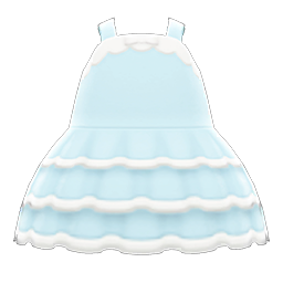 Animal Crossing Items Dollhouse Dress Light blue