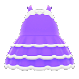 Animal Crossing Items Dollhouse Dress Purple