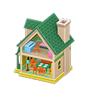 Animal Crossing Items dollhouse Green