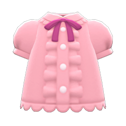 Animal Crossing Items Dolly Shirt Pink