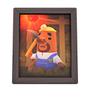 Animal Crossing Items Don's photo Dark wood