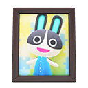 Animal Crossing Items Dotty'S Photo Dark Wood