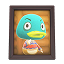 Animal Crossing Items Drake'S Photo Dark Wood