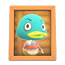 Animal Crossing Items Drake'S Photo Natural Wood