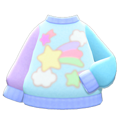 Animal Crossing Items Dreamy Sweater Blue