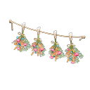 Animal Crossing Items Dried-flower garland Colorful