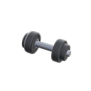 Animal Crossing Items Dumbbell Black