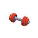 Animal Crossing Items Dumbbell Red