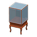 Animal Crossing Items Elaborate display case Dark wood