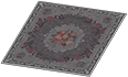 Animal Crossing Items Switch Elegant black rug