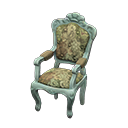 Animal Crossing Items Elegant chair Botanical Fabric Blue