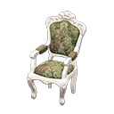 Animal Crossing Items Elegant chair Botanical Fabric White