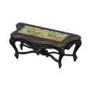 Animal Crossing Items Elegant console table Botanical Cloth Black