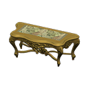 Animal Crossing Items Elegant console table Botanical Cloth Gold