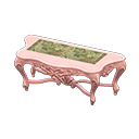 Animal Crossing Items Elegant console table Botanical Cloth Pink