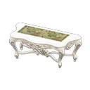 Animal Crossing Items Elegant console table Botanical Cloth White