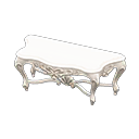 Animal Crossing Items Elegant console table None Cloth White