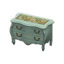 Animal Crossing Items Elegant dresser Botanical Cloth Blue