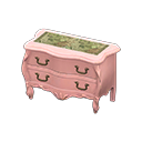 Animal Crossing Items Elegant dresser Botanical Cloth Pink